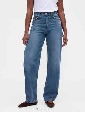 NWT Gap High Rise Curvy Barrel Jeans